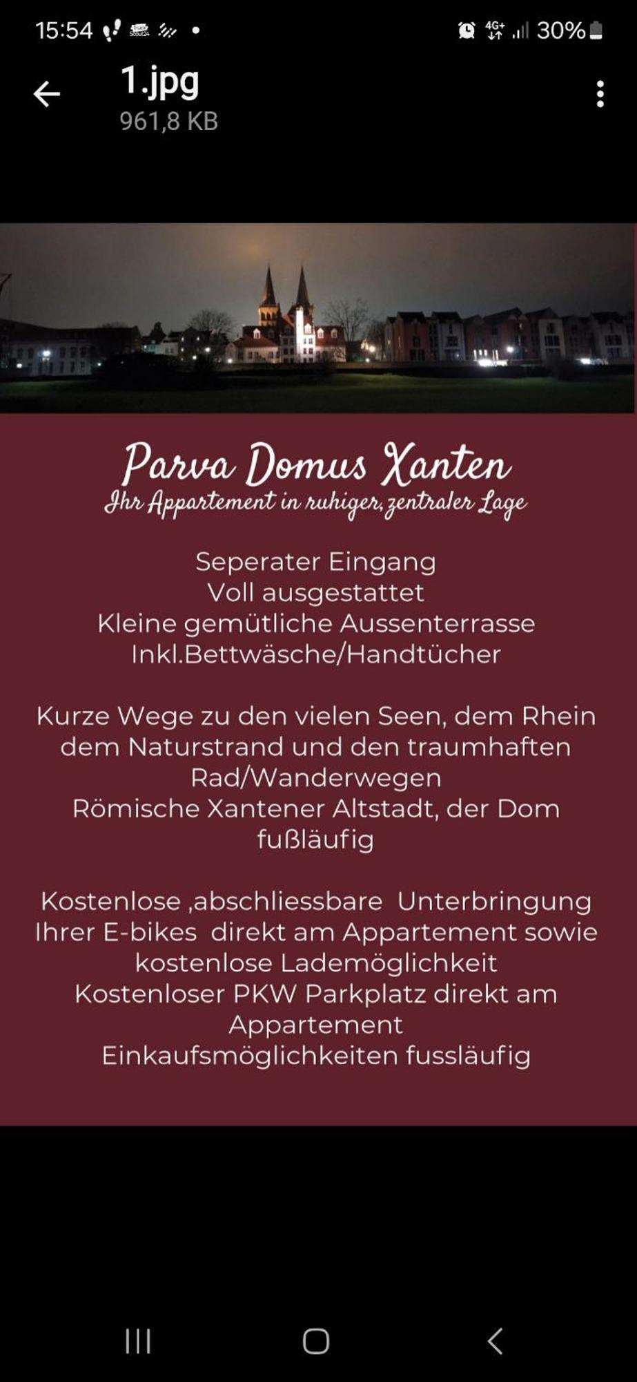 Апартаменты Parva Domus Ксантен Экстерьер фото